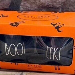 Rae Dunn Boo and Eek Cauldron Salt and Pepper Shakers